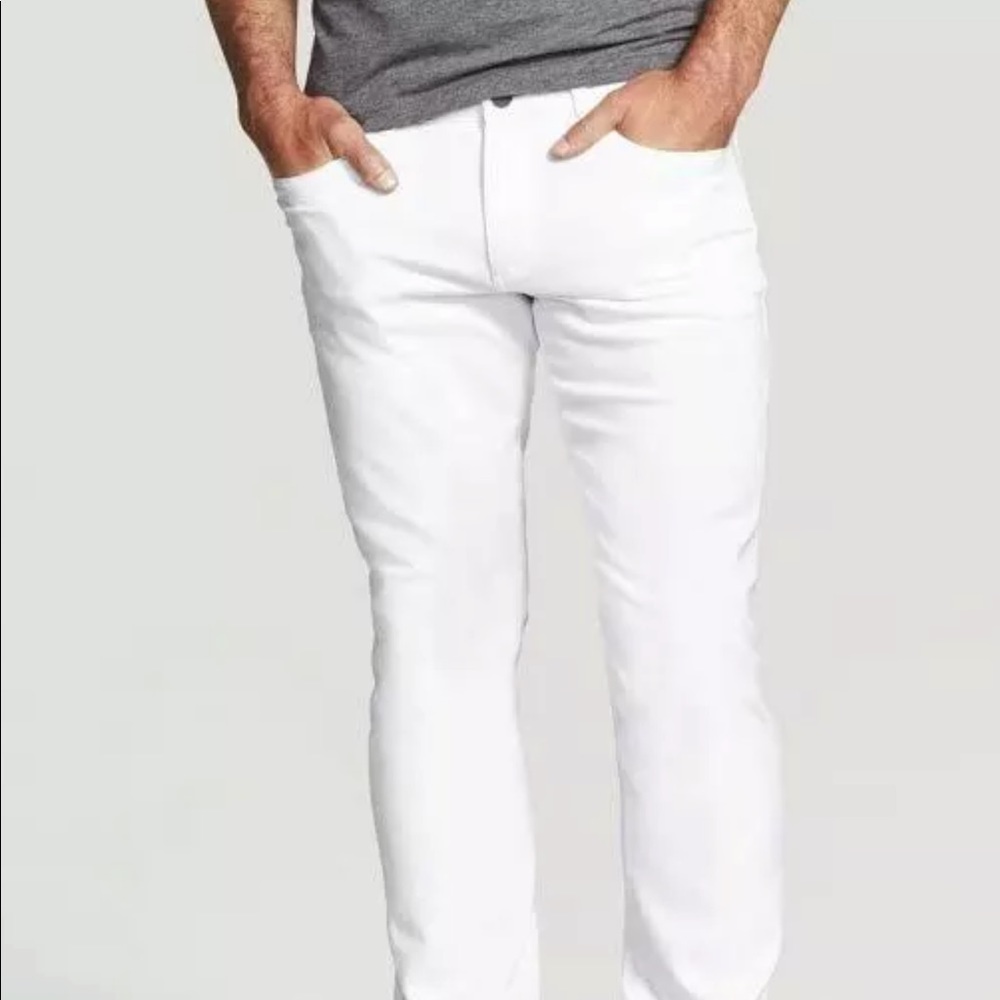 Men’s DL 1961 Slim straight Smart Denim- White